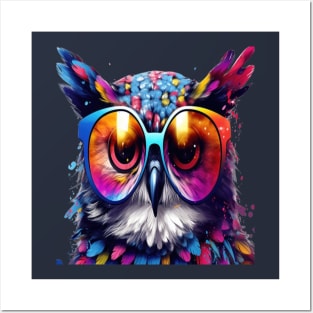 owl Mandala Animal Ilustration Posters and Art